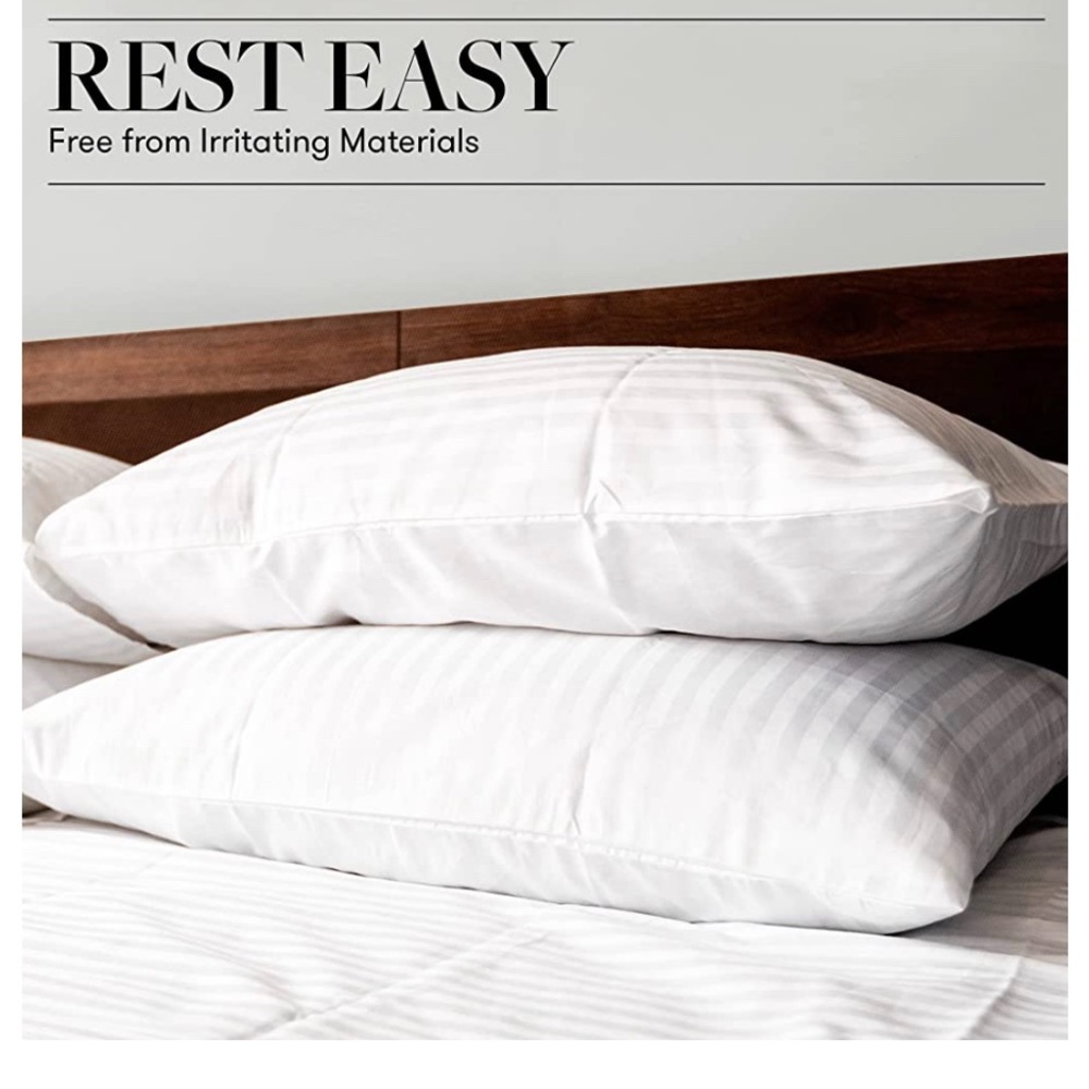 Unopened, in box. 2-Pack Beckham Hotel Gel Pillow Plush Gel Pillow Queen